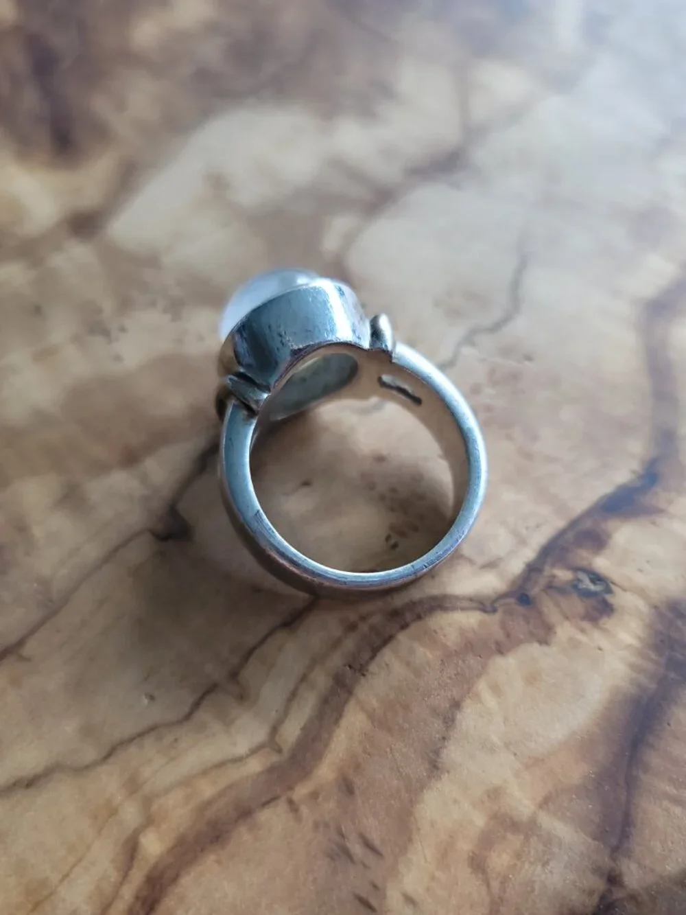 Vintage (1960s-70s) Opalite & Sterling Ring